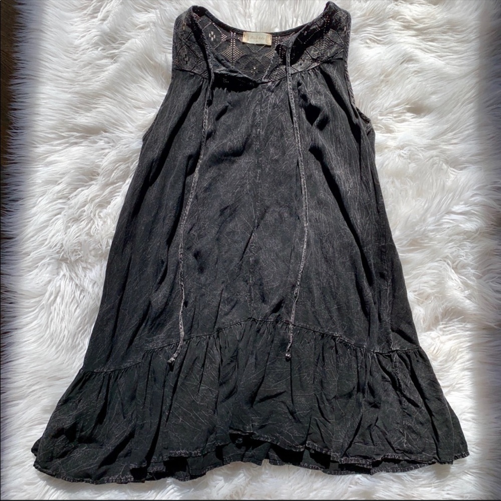 altar’d state • black fade assymetrical dress